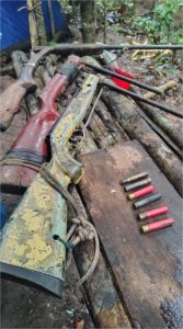 Força Tática impede invasão de terra para garimpo ilegal e apreende armas de fogo em Juruena