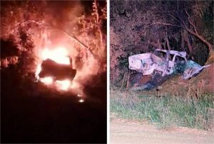 Acidente na MT-490 em Sorriso deixa dois mortos carbonizados