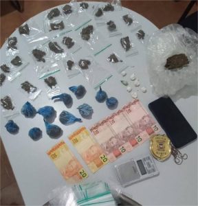 Ação das Polícias Civil e Militar prende suspeito de tráfico de drogas ligado à facção criminosa em São José dos Quatro Marcos