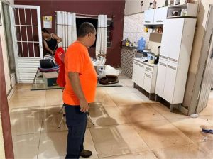 Cuiabá registra 100 mm de chuva em 24h e mais de 20 casas são atingidas; veja bairros