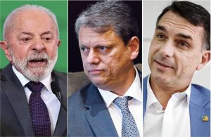 Lula empata com Flávio, Michelle e Tarcísio no segundo turno, diz pesquisa