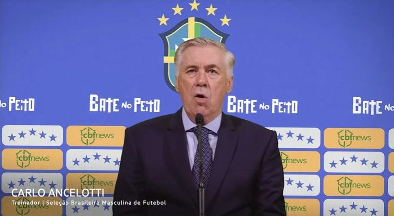 Ancelotti reafirma que convocação da Seleção não está fechada