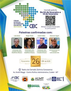 Fórum estadual de formação esportiva reúne grandes nomes do esporte em Cuiabá