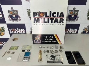 Três homens são presos em flagrante pela PM suspeitos por tráfico de drogas