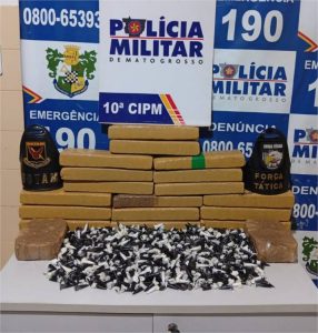 Rotam apreende 19 tabletes de entorpecentes e prende suspeito por tráfico em Aripuanã