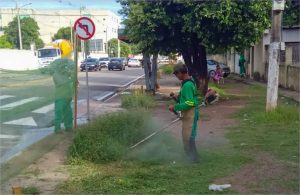 Várzea Grande atende 40 bairros com serviços de limpeza e manutenção de iluminação