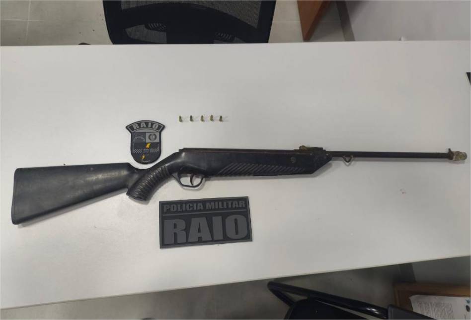 Companhia Raio prende homem com espingarda sem documentação em Guarantã do Norte